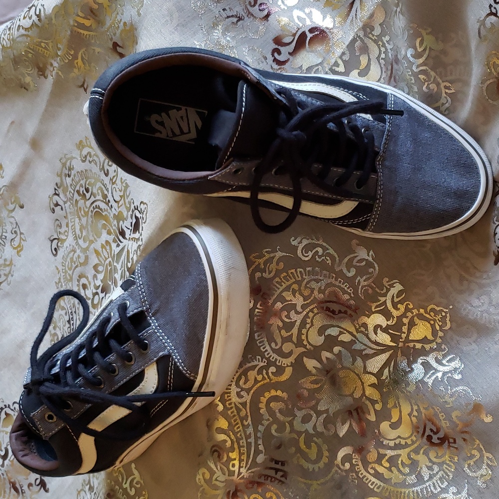 Vans Sk8 low Black and Gray,  sz 10.5